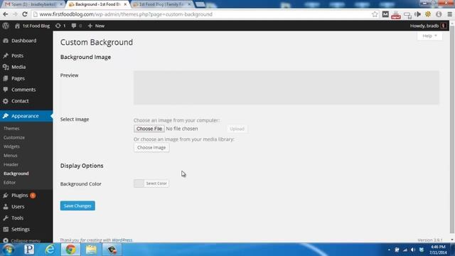 How to Make Custom Background - WordPress Basics смотреть онлайн