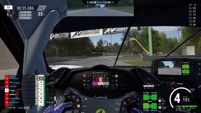 ACC PS5 online Ferrari 488 GT3 Evo @ Monza - Paddock E-Sports смотреть онлайн