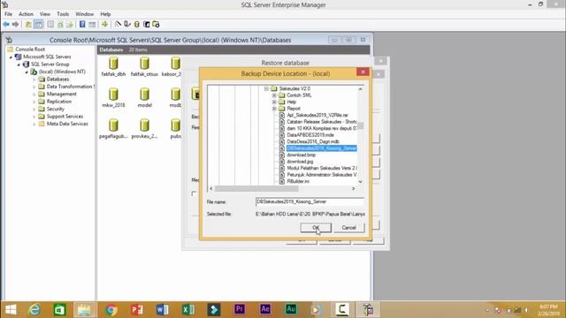 Cara Menginstal Aplikasi Siskeudes V2.0 2019 Menggunakan Database SQL смотреть онлайн