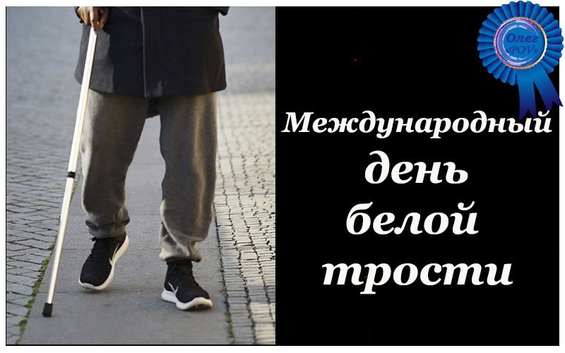 МЕЖДУНАРОДНЫЙ ДЕНЬ БЕЛОЙ ТРОСТИ.mp4 смотреть онлайн