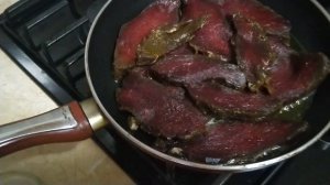 Приготовление оленины в сковороде