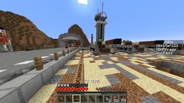 Minecraft Mods - GUN MOD DEATHMATCH in MILITARY BASE with The Pack смотреть онлайн