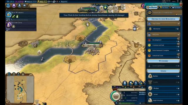 Civilization 6: #08 VICTORY! & New Series - Nubia Scenario Gameplay смотреть онлайн