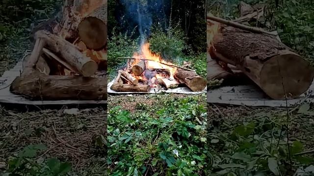 Прошли сутки как горит костёр для золы. смотреть онлайн