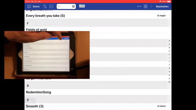 SongBook+ iOSApp Tutorials - JINGLES - Funktion, Steuerung & Verwaltung, Bluetooth Controller смотреть онлайн