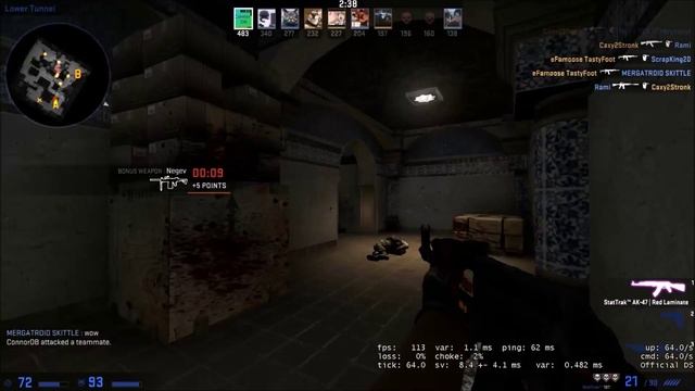 CS:GO | Stattrak Ak-47 Red Laminate (BS) Gameplay смотреть онлайн