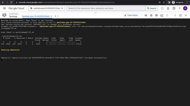 Vertex AI PaLM API: Qwik Start || #qwiklabs || #GSP1155 || [With Explanation?️] смотреть онлайн