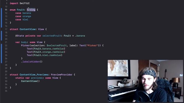 THIS IS SO CLEAN!! | USING ENUMS WITH PICKERS IN SWIFTUI смотреть онлайн