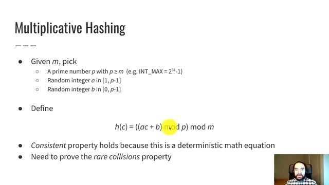 Multiplicative Hashing смотреть онлайн