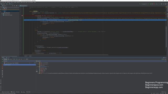 Beginners Java -- Lesson 11 -- Complex Nested loops -- number guessing game смотреть онлайн
