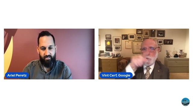 The interplanetary Internet, fireside chat with Vint Cerf, hosted by Ariel Peretz смотреть онлайн
