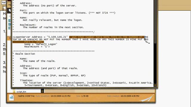 How To Make Your Wow Private Server Run On Hamachi.