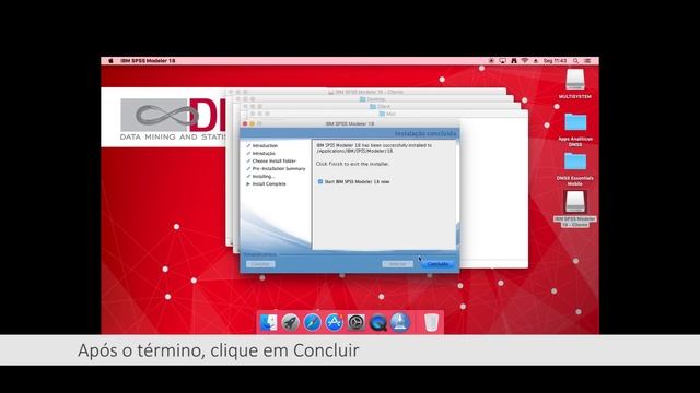 Instalando o software IBM SPSS Modeler 18.0 (Professional Authorized) - Mac OSx смотреть онлайн