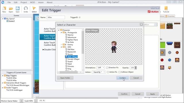 [iFAction Game Maker]Trigger Tutorial Park 1 (ACT/ARPG) смотреть онлайн