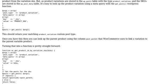 Wordpress: Woocommerce: get product ID from variation sku (2 Solutions!!) смотреть онлайн