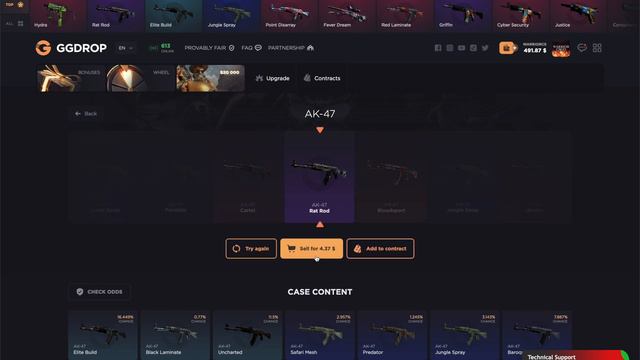 GOT COOL AK-47 CSGO SKINS | GGDROP AK-47 CASE OPENING | GGDROP PROMO CODE "WAR11" +11% bonus смотреть онлайн