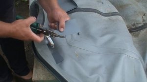 Как самостоятельно заклеить лодку ПВХ - как то так