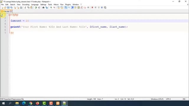 PHP Bangla Tutorial | Printf Function In PHP | P - 11 [Web Ship] смотреть онлайн