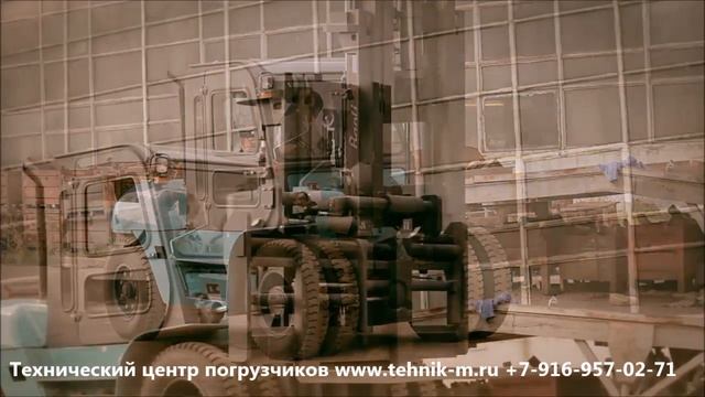 дизельный погрузчик kion baoli CPCD100 с кабиной смотреть онлайн