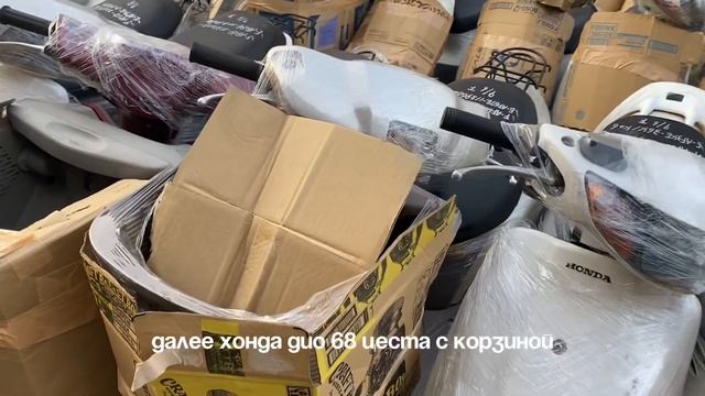 Разгрузка десятого контейнера 18.10.2023 Скутера из Японии «Скутер Гарант» Краснодар опт/розница смотреть онлайн