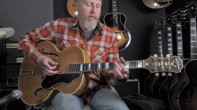 Demo - 1940 Epiphone Emperor Acoustic Archtop Guitar - That Rhythm Man Guitars смотреть онлайн