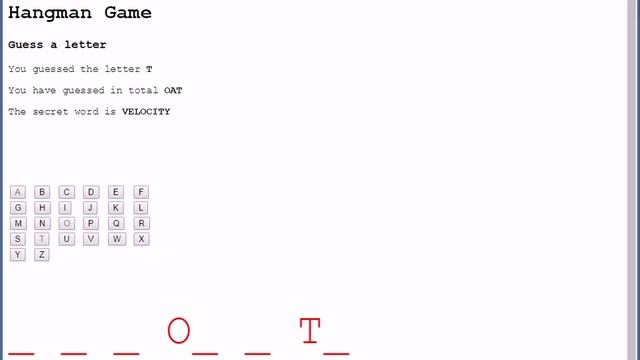 HangMan in PHP How to check for a wrong guess смотреть онлайн