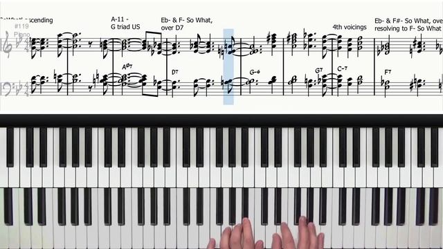 Jazz Piano Comping Voicings Demystified: Autumn Leaves