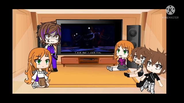 past afton react to afton family song remix//fnaf//gacha club смотреть онлайн