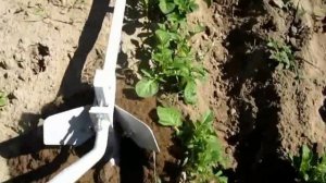 Окучивания картофеля на огороде. Электроплуг Лебёдка сельскохозяйственная ЛС 100А  ч.3 #Электроплуг