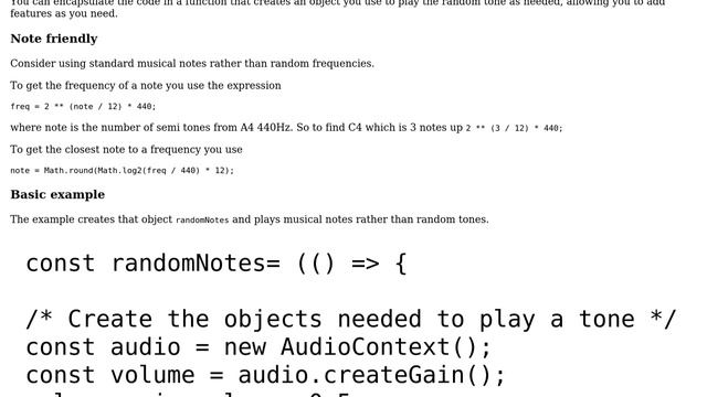 Code Review: Random tone generator using Web Audio API (2 Solutions!!) смотреть онлайн