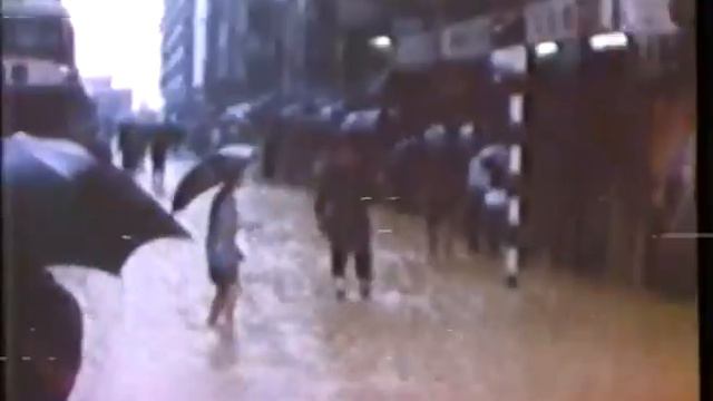 Typhoon Damage in Hong Kong (1960's) смотреть онлайн