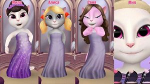 Свадьба кошечки Дианы Моя говорящая Анджела Мой говорящий котик Том 2