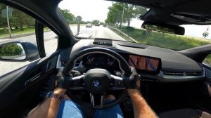 2022 BMW 218d Active Tourer | POV test drive | 0-140 km/h