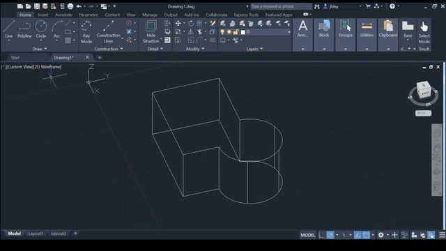 Changing the Visual Styles in AutoCAD 2020 смотреть онлайн