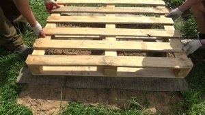 Установка еврокубов для капельного полива. Поддоны - Бюджетный вариант установки емкостей для полив