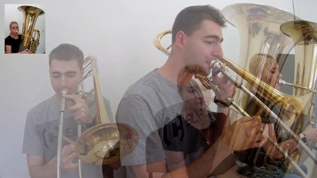 Shallow - Lady Gaga, Bradley Cooper - Double Brass (Trombone & Tuba Cover) смотреть онлайн