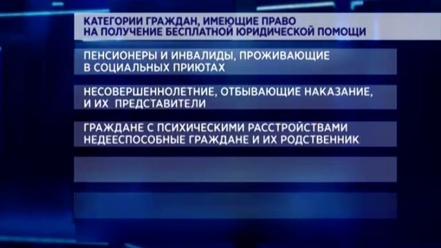 «Законы для людей»: кто может получить бесплатную юридическую помощь? смотреть онлайн