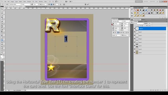 [Superstar Rhythm Game] How to make the Royal Card Limited Theme Border on Photoshop смотреть онлайн