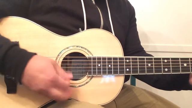 Parlor guitar by Solid Rock Guitar Co. смотреть онлайн