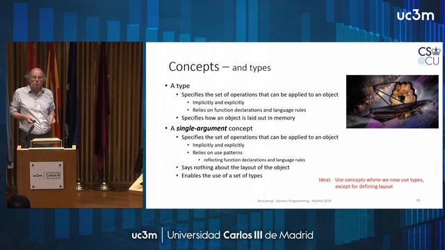 Generic Programming in C++ - Bjarne Stroustrup смотреть онлайн