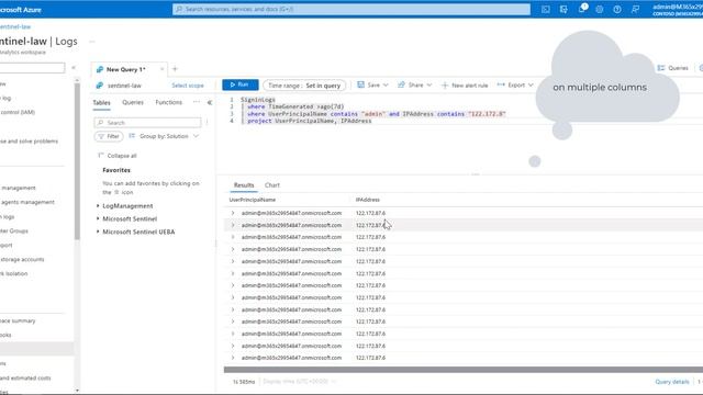 Use contains to filter your search in KQL смотреть онлайн