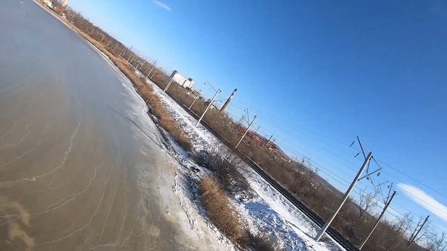 Станция Угольная - начало ледостава смотреть онлайн