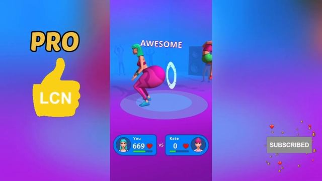 NOOB vs PRO vs HACKER in Twerk Race 3D смотреть онлайн