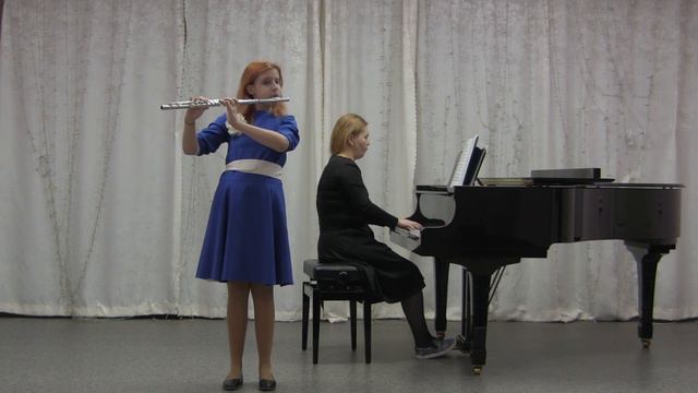 Г.Гендель. Соната для флейты и фортепиано фа мажор. Жига смотреть онлайн