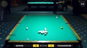 Молниеносный Разгром. Коммерция. Абрамов - Крыжановский. Бильярд (американка). Billiards 2020.