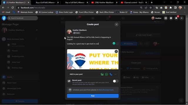 How to Create a Hyperlink Post on Facebook смотреть онлайн