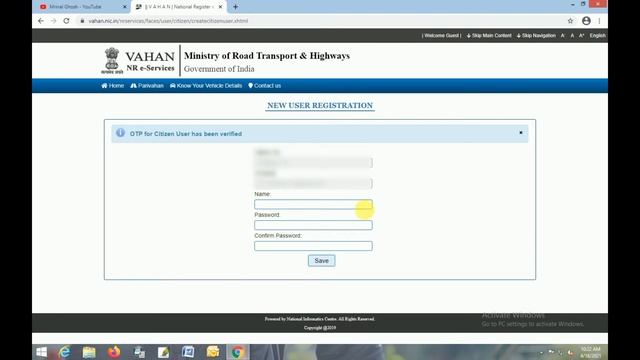 Create Login ID & Password in Vahan Website | Know Your Vehicle Details by Registration Number смотреть онлайн