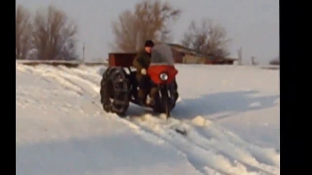 самодельный снегоход на пневмоходу смотреть онлайн
