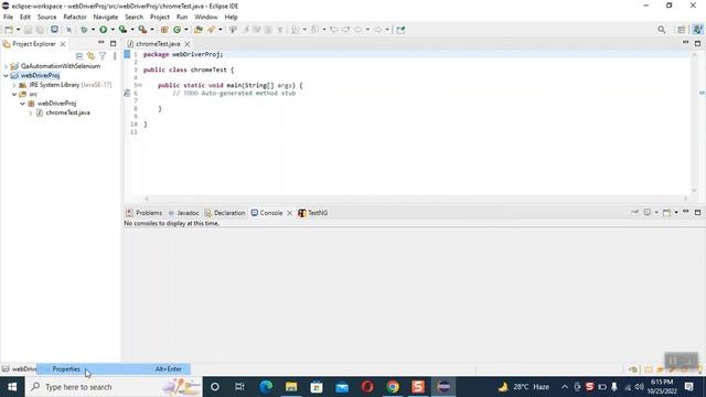 Selenium WebDriver- Downloading and Adding JAR files to the Eclipse Project смотреть онлайн