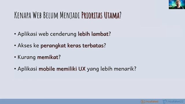 Web dan PWA di 2020 [Bahasa session] смотреть онлайн